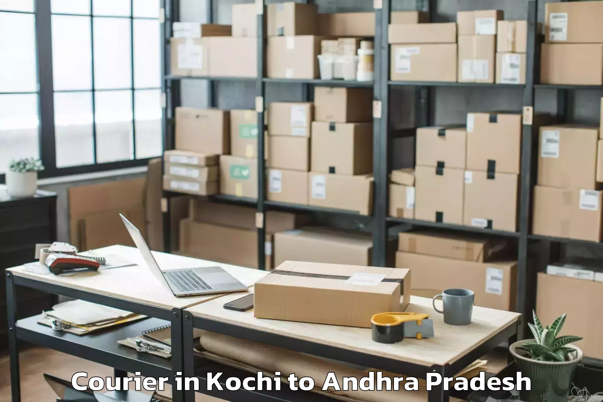 Book Kochi to Podili Courier Online